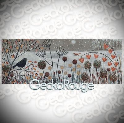 Caught in the Snow by Jo Grundy Modern Cross Stitch Art Kit