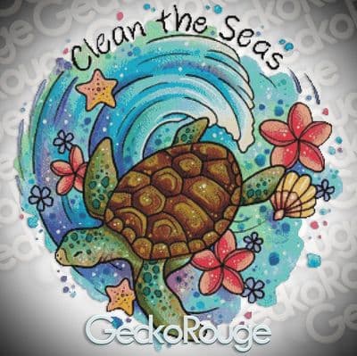 Clean the Seas by Lorna Laine Modern Cross Stitch  Art Kit