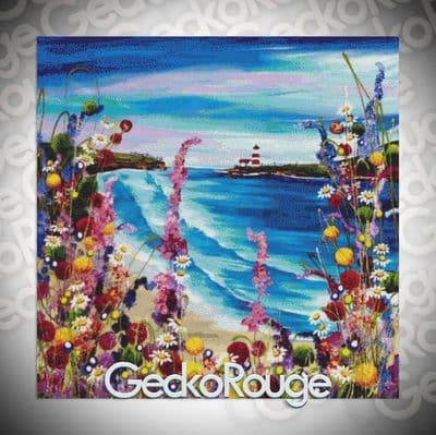Coastal by Rozanne Bell Modern Cross Stitch Art Kit