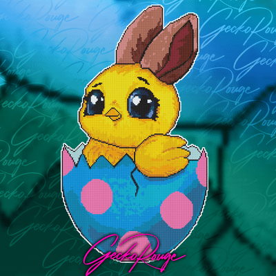 Cracked by TerrorMango Modern Cross Stitch Art Kit