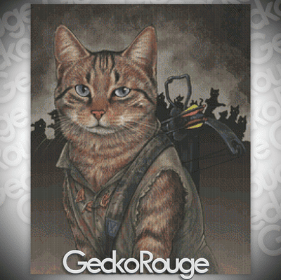 Daryl Dixon by J Parks Modern Cross Stitch Art Kit