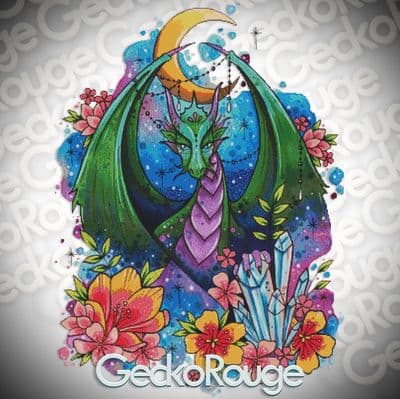 Dragon by Lorna Laine Fine Art Modern Cross Stitch Kit