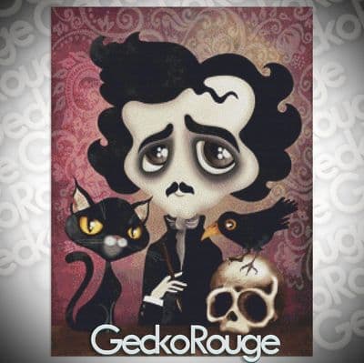 Edgar by Sandra Vargas Modern Cross Stitch Art Kit