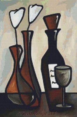 Elegant by Thomas Fedro Modern Cross Stitch Art Kit