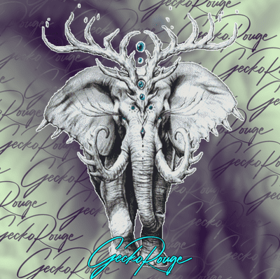 Elephant Soul by Jonas Joedicke Modern Cross Stitch Art Kit