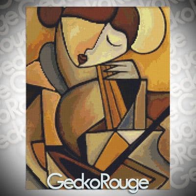 Espressivo by Thomas Fedro Modern Cross Stitch Art Kit