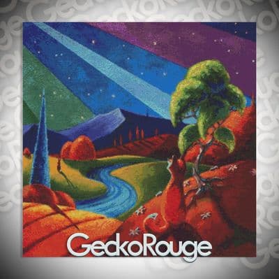 Evening Aurora by Lesley D McKenzie Modern Cross Stitch Art Kit