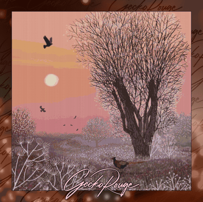 First Frost  by Jo Grundy Modern Cross Stitch Art Kit