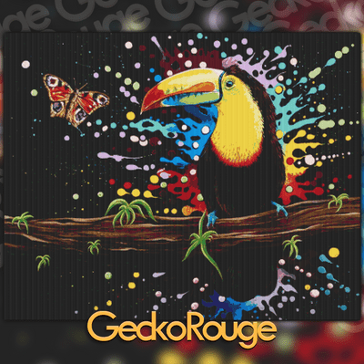 Fly By ( Toucan ) by Sophie Kilpatrick Modern Cross Stitch Art Kit