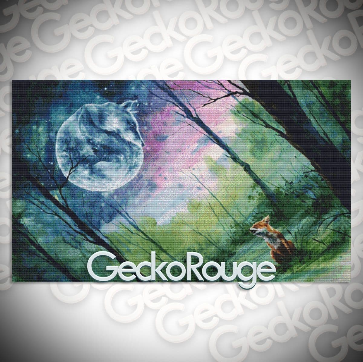 Fox By Zazac Namoo Eruda Art Modern Cross Stitch Art Kit Fox By Zazac Namoo Eruda Art Modern Cross Stitch Art Kit