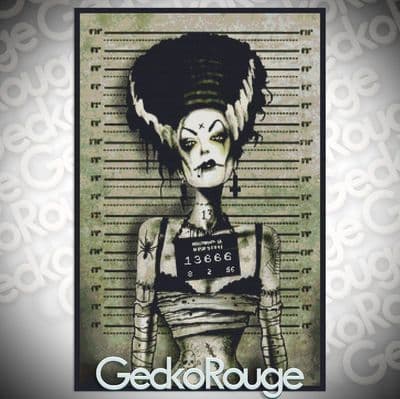 Franky's Wife by Marcus Jones Modern Cross Stitch Art Kit