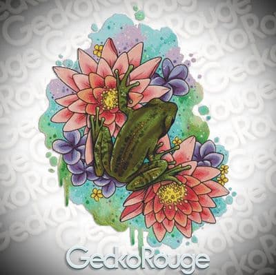 Frog by Lorna Laine Modern Cross Stitch Art Kit