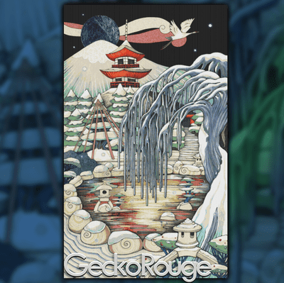 Fuyu - Winter by Anita Inverarity Modern Cross Stitch Art Kit