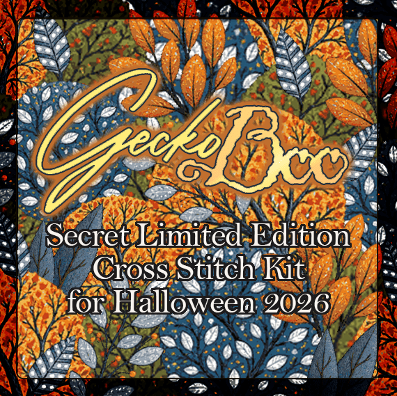 GeckoBoo 26 Limited Edition Secret Cross Stitch Kit