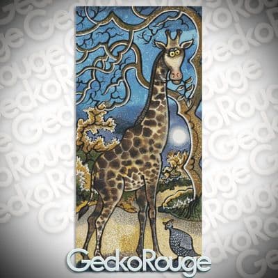 Giraffe by Dorian Spencer Davies Art Modern Cross Stitch Art Kit