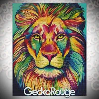 Gold Club Members Exclusive - Leonardo by Steven Schuman Modern Cross Stitch Art Kit