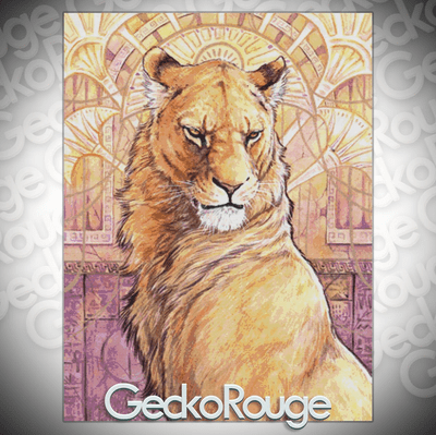 Gold Club Members Exclusive  - Sekhmet by Scandy Girl Modern Cross Stitch Art Kit