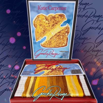 Grilled Cheese by Katie Carpenter Modern Cross Stitch Art Kit