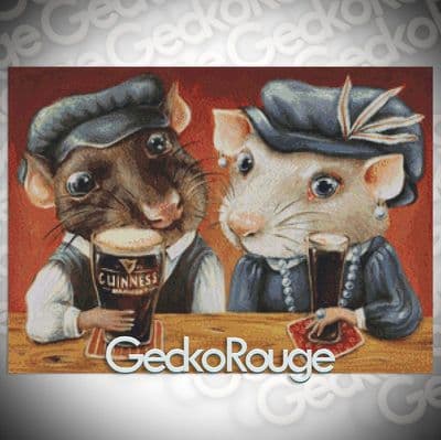 Guinness Lovers by Tanya Bond Modern Cross Stitch Art Kit