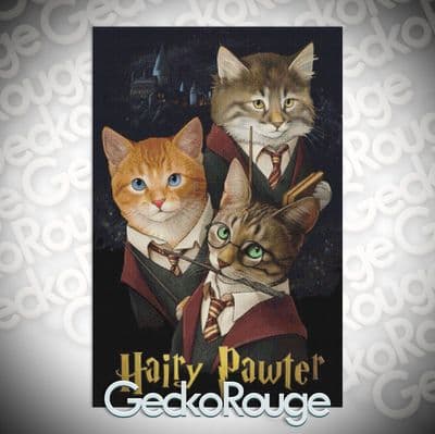 Hairy Pawter by J Parks Modern Cross Stitch Art Kit