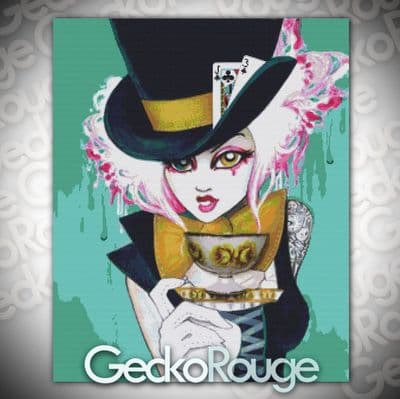 Hattress by Leilani Joy Modern Cross Stitch Art Kit