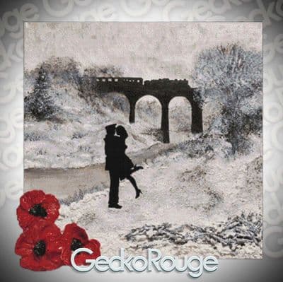 Home for Christmas  by Jacqueline Hurley Modern Cross Stitch Art Kit