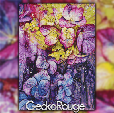 Hydrangea by  Katie Day Modern Cross Stitch Art Kit