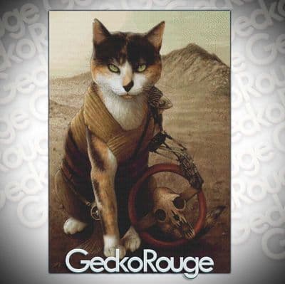 Impurrator Furriosa by J Parks Modern Cross Stitch Art Kit