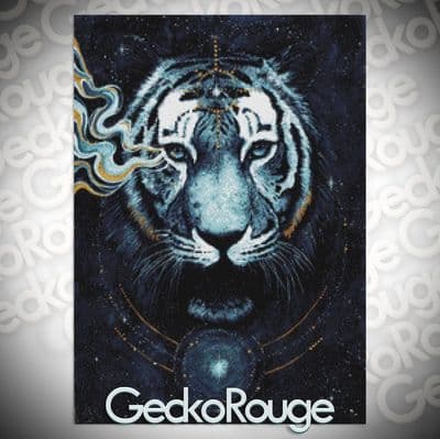 In the Darkness Tiger by Scandy Girl Modern Cross Stitch Art Kit