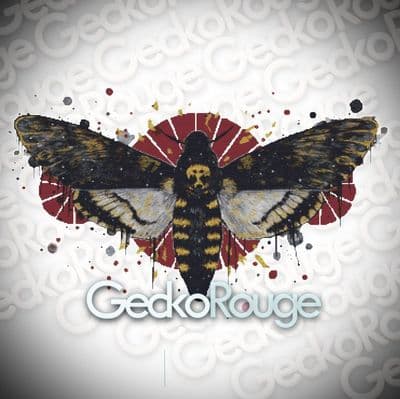 Ink October Moth by Scandy Girl Modern Cross Stitch Art Kit