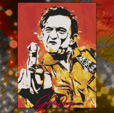 Johnny Cash by Sara Bowersock Modern Cross Stitch Art Kit