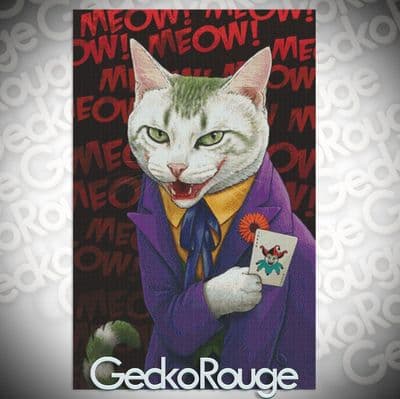 Joker by J Parks Modern Cross Stitch Art Kit