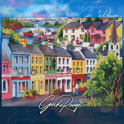 Kenmare by Jo-Anne Yelen Modern Cross Stitch Art Kit