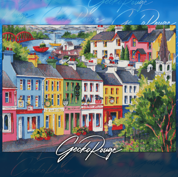 Kenmare by Jo-Anne Yelen Modern Cross Stitch Art Kit