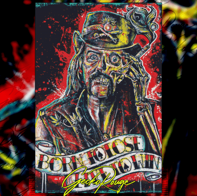 Lemmy by Sara Bowersock Modern Cross Stitch Art Kit