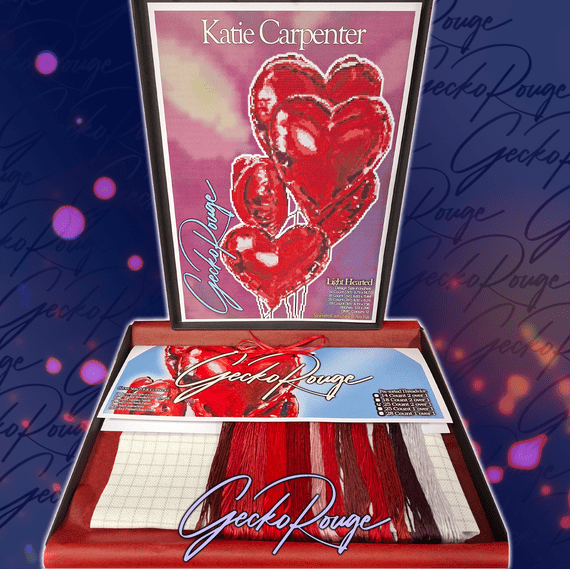 Light Hearted by Katie Carpenter Modern Cross Stitch Art Kit