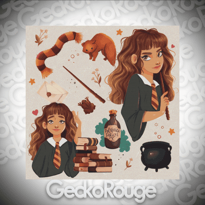 Little Witch by Lianne Edmonds Modern Cross Stitch Art Kit