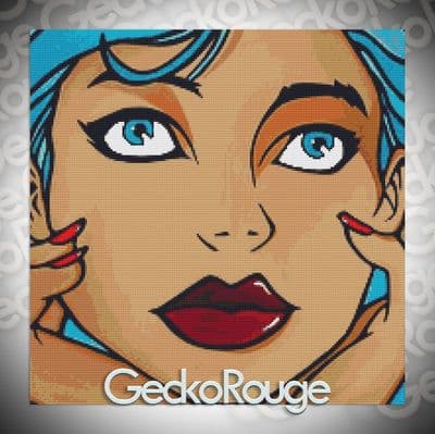 Lullaby by Thomas Fedro Modern Cross Stitch Art Kit