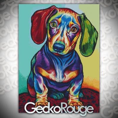 Merlot by Steven Schuman Modern Cross Stitch Art Kit