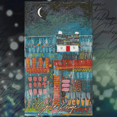 Midnight Garden Cross Stitch Kit by Kate Brazier