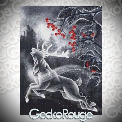 Morning Winter by Dessy Georgieff Art Modern Cross Stitch Art Kit