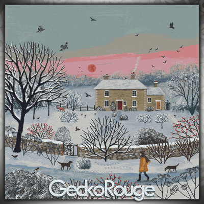 Nearly Home by Jo Grundy Modern Cross Stitch Art Kit