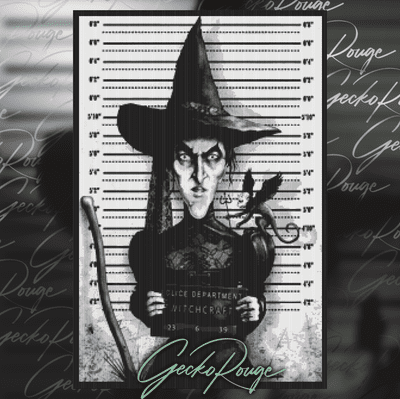 Oz Witch by Marcus Jones Modern Cross Stitch Art Kit (FREE NEEDLE MINDER)