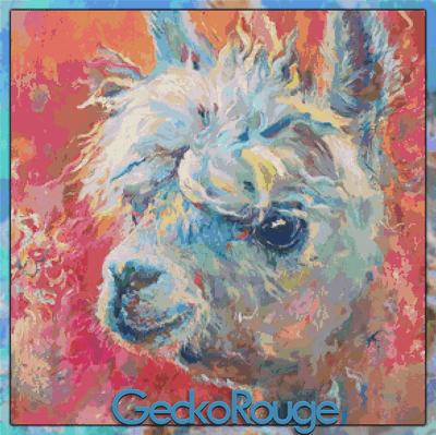 Party Animal by Sue Gardner Modern  Cross Stitch Art Kit