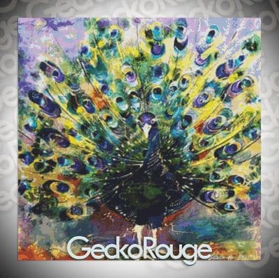 Peacock by Rozanne Bell Modern Cross Stitch Art Kit