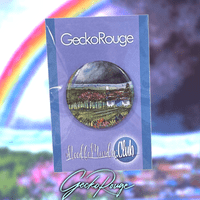 Rainbow Cottage by Kate Brazier Modern Cross Stitch Art Kit (Free Needle Minder)