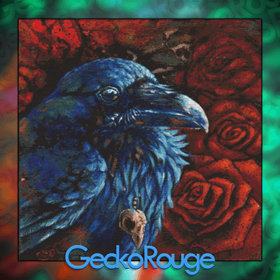 Raven 2 by  Lesley D McKenzie Modern Cross Stitch Art Kit