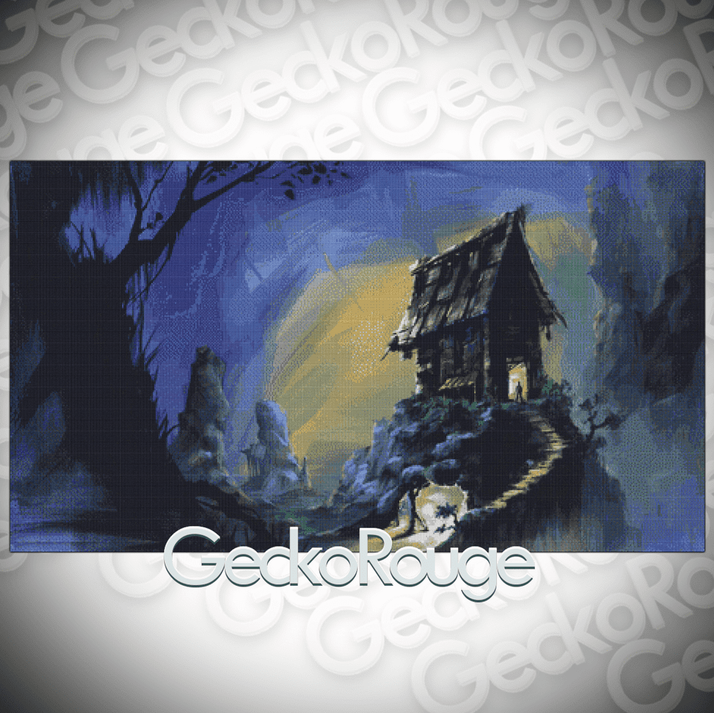 Secret Place by Eruda Art Zazac Namoo Modern Cross Stitch Art Kit