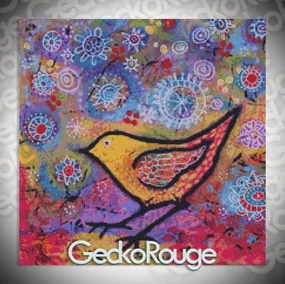 She Found The Secret Garden by Lindy Gaskill Modern Cross Stitch Art Kit