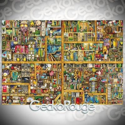 Shelf Life by Colin Thompson  Modern Cross Stitch Art Kit - Extra Large Kit